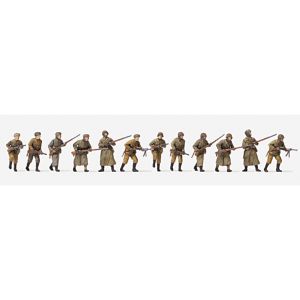 Sowiet. Infanterie (12), angreifend, 2. Weltkrieg, 1:72